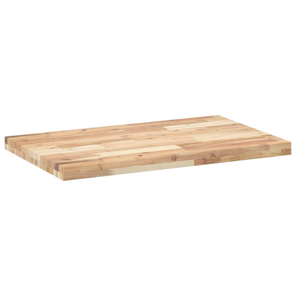Površina za umivaonik neobrađena 60 x 50 x 4 cm od drva bagrema
