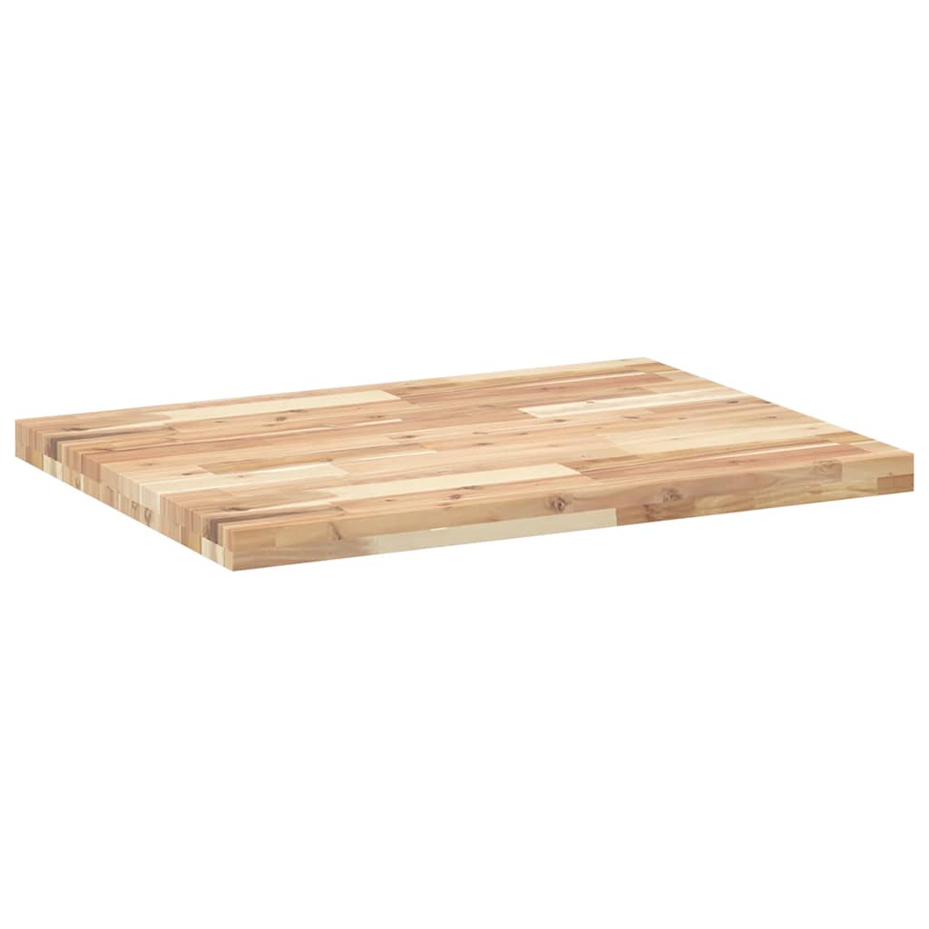 Površina za umivaonik neobrađena 100x60x4 cm od drva bagrema