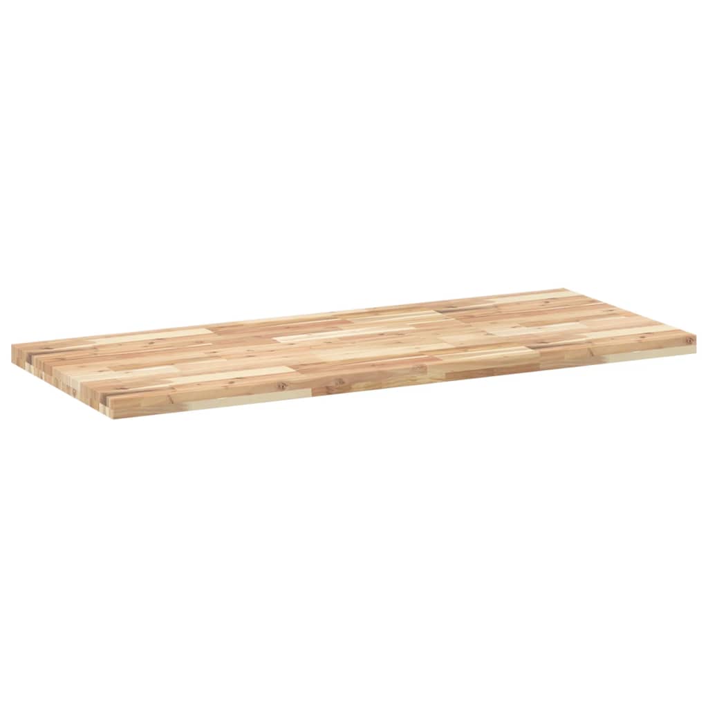 Površina za umivaonik neobrađena 120x60x4 cm od drva bagrema