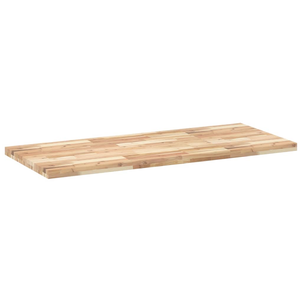 Površina za umivaonik neobrađena 120x60x4 cm od drva bagrema