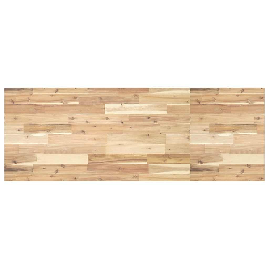 Ploča za radni stol neobrađena 120x50x2 cm od bagremovog drva