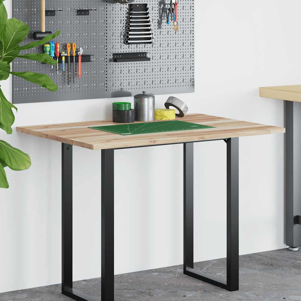 Ploča za radni stol neobrađena 100x70x2 cm od bagremovog drva