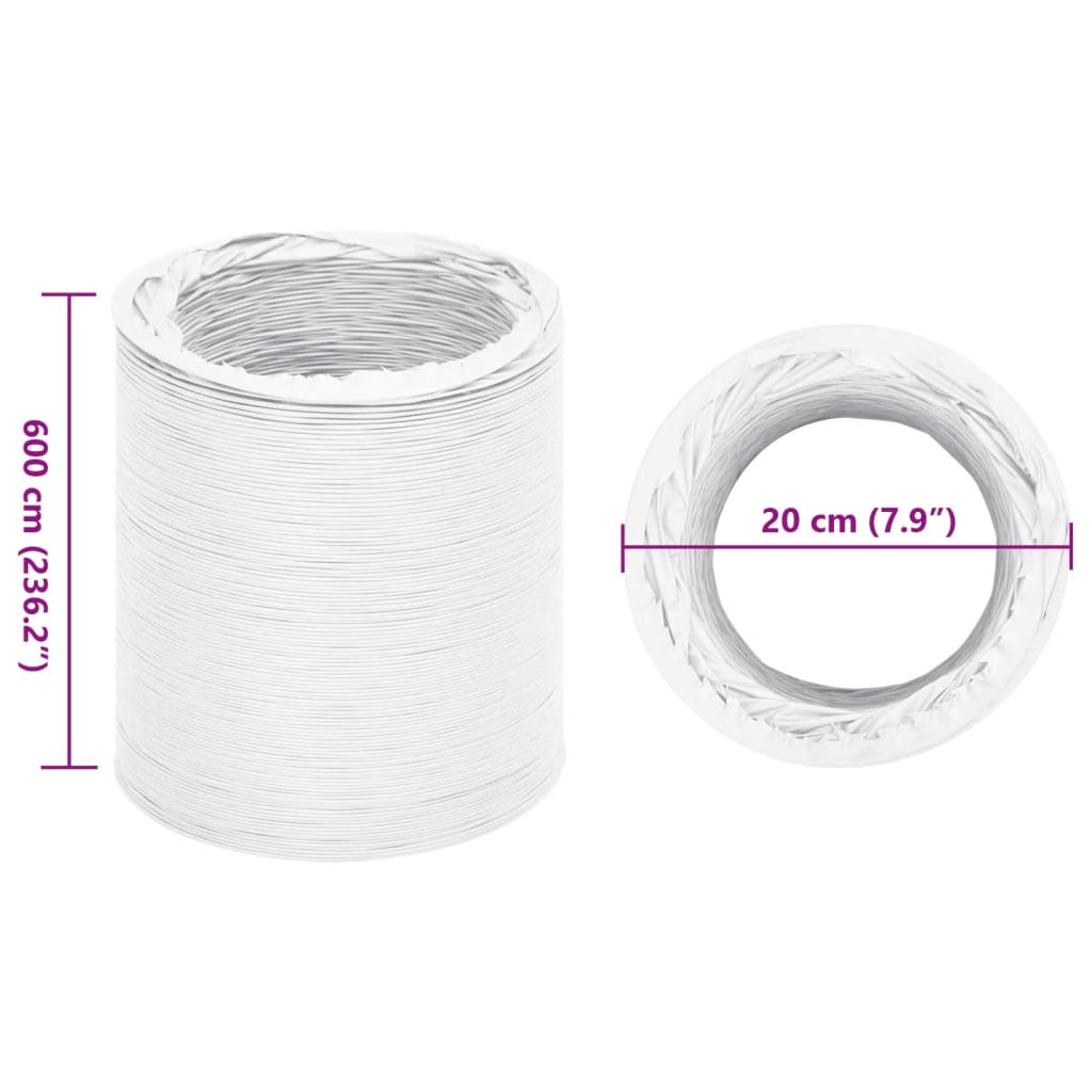 Ispusno crijevo PVC 6 m Ø20 cm