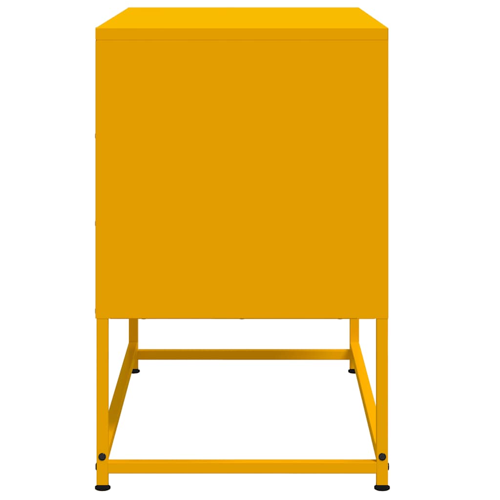 TV ormarić boja senfa 68,5 x 39 x 60,5 cm čelični