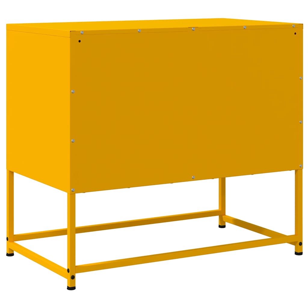 TV ormarić boja senfa 68,5 x 39 x 60,5 cm čelični