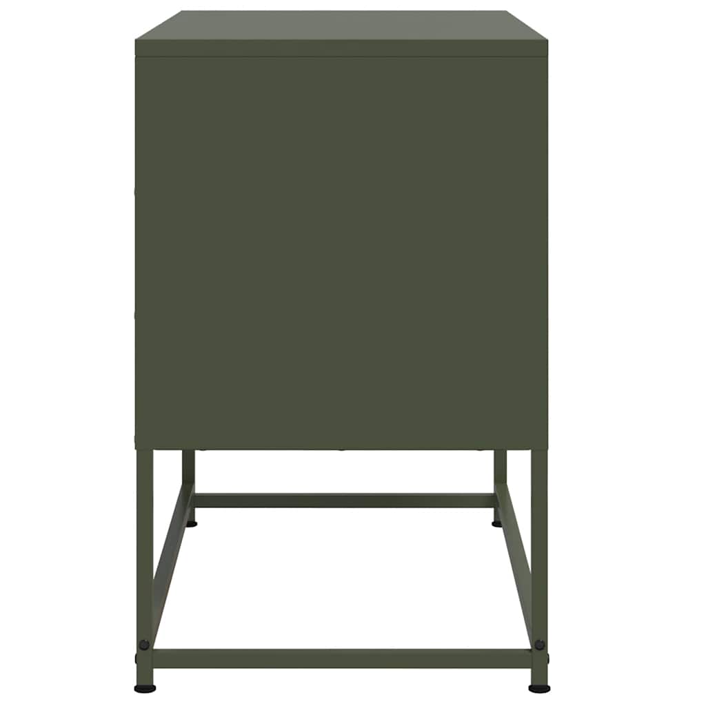 TV ormarić maslinasti 68,5 x 39 x 60,5 cm čelični