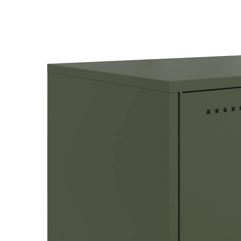 TV ormarić maslinasti 68,5 x 39 x 60,5 cm čelični