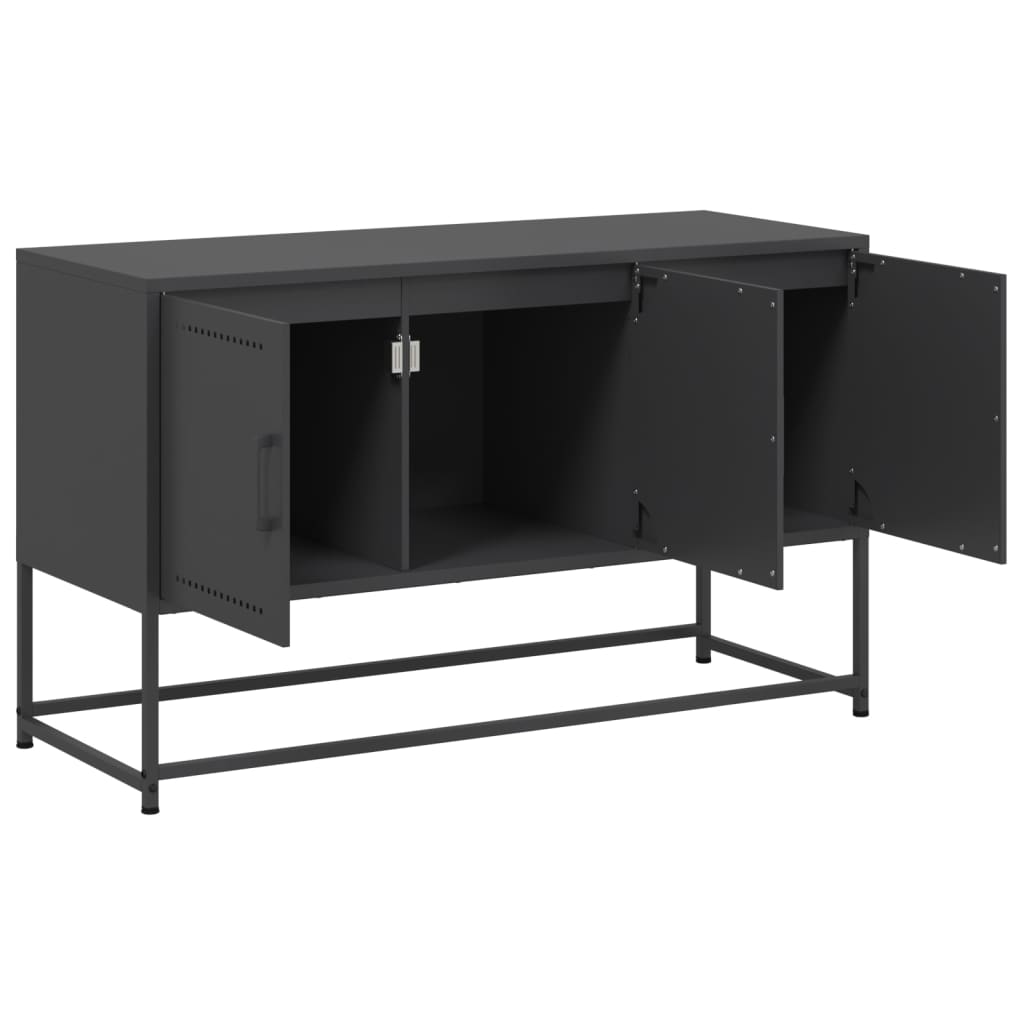 TV ormarić crni 100,5x39x60,5 cm čelični
