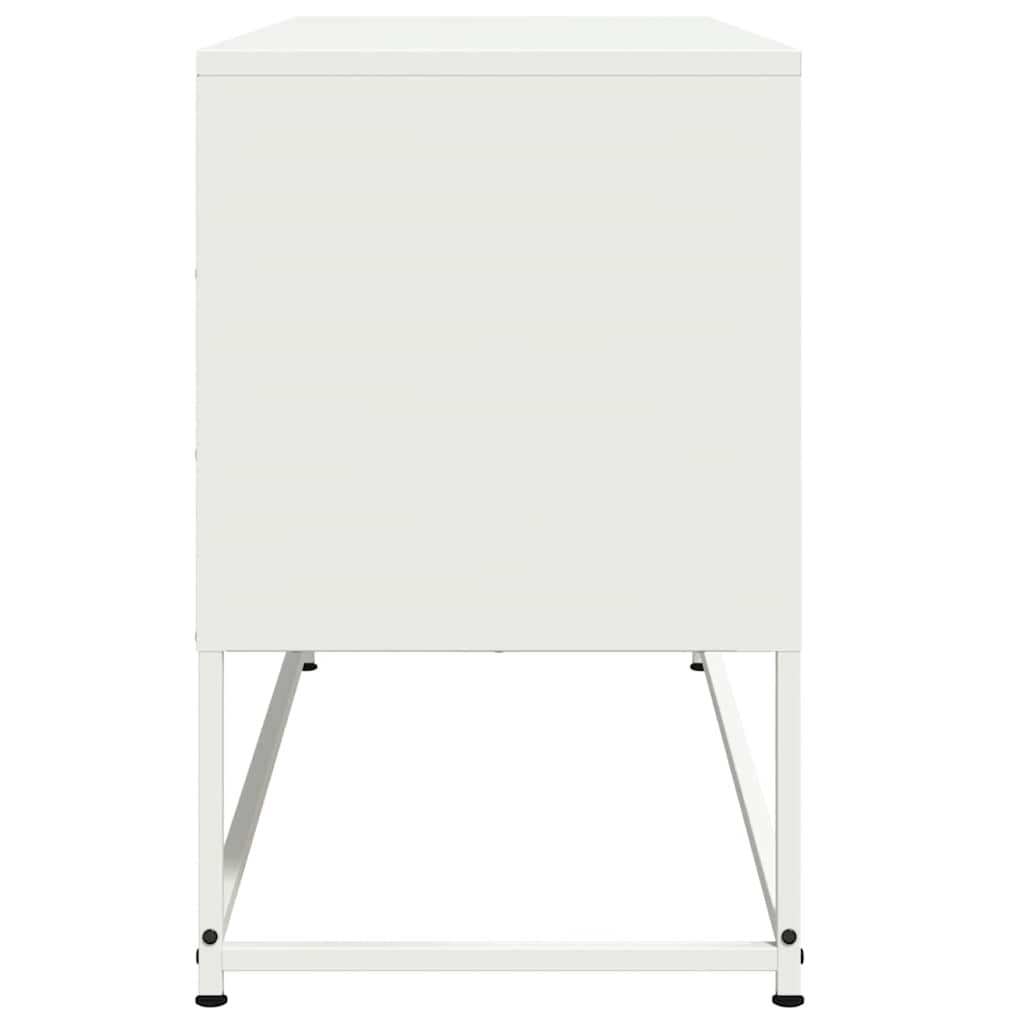 TV ormarić bijeli 100,5 x 39 x 60,5 cm čelični