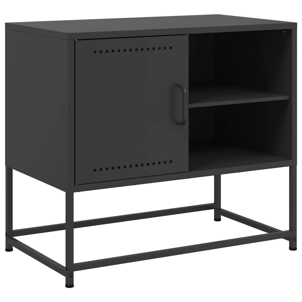 TV ormarić crni 68x39x60,5 cm čelični