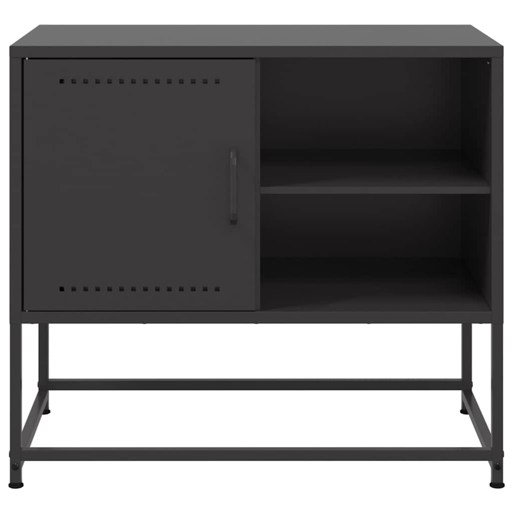 TV ormarić crni 68x39x60,5 cm čelični