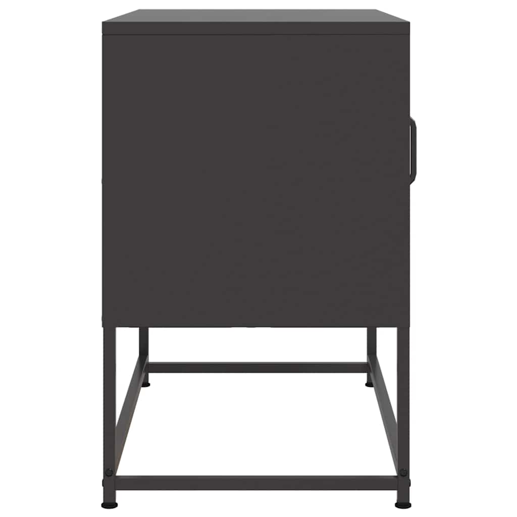TV ormarić crni 68x39x60,5 cm čelični