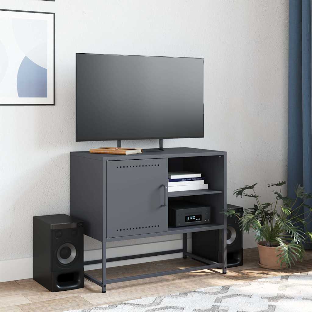 TV ormarić antracit 68x39x60,5 cm čelik
