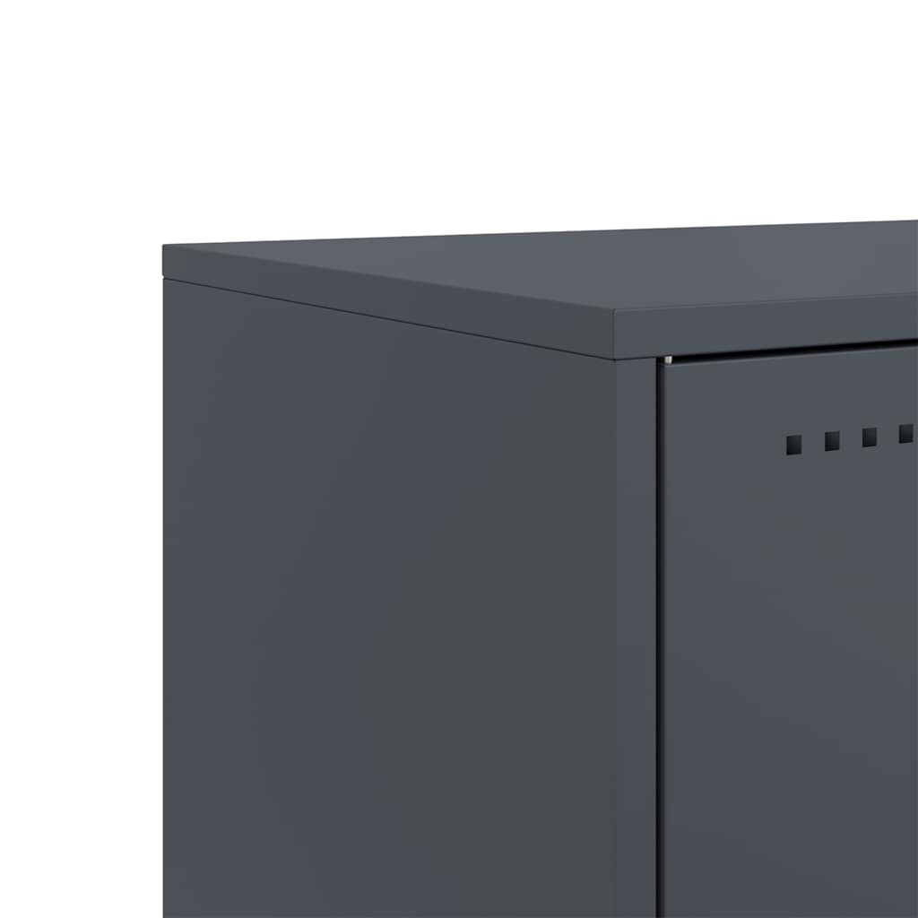 TV ormarić antracit 68x39x60,5 cm čelik
