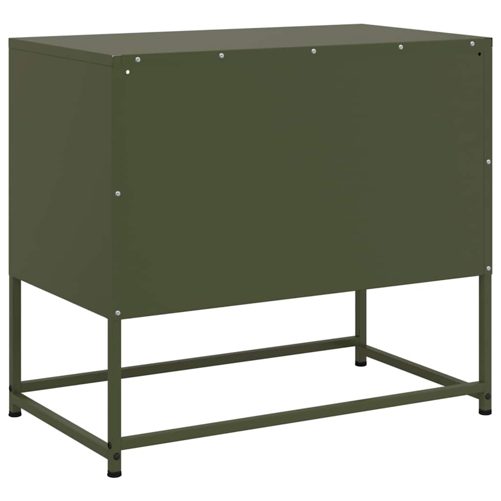 TV ormarić maslinastozeleni 68x39x60,5 cm čelični
