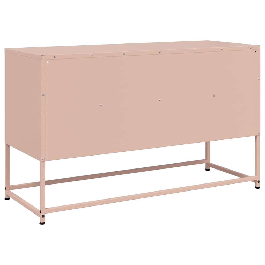 TV ormarić ružičasti 100,5x39x60,5 cm čelični