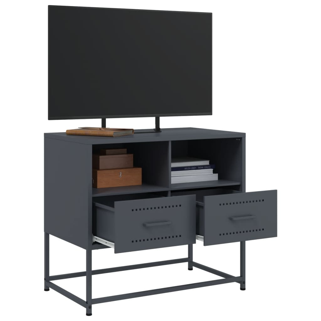 TV ormarić antracit 68x39x60,5 cm čelik