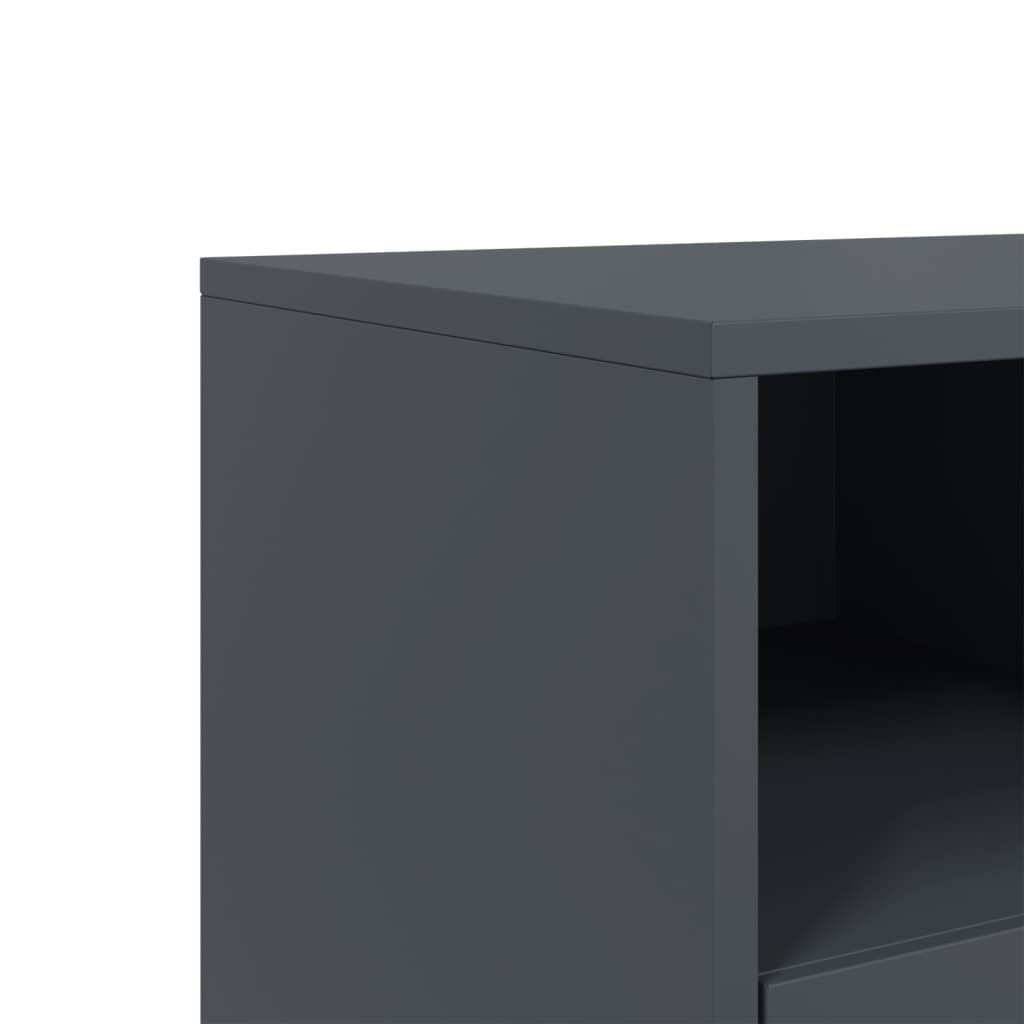TV ormarić antracit 68x39x60,5 cm čelik