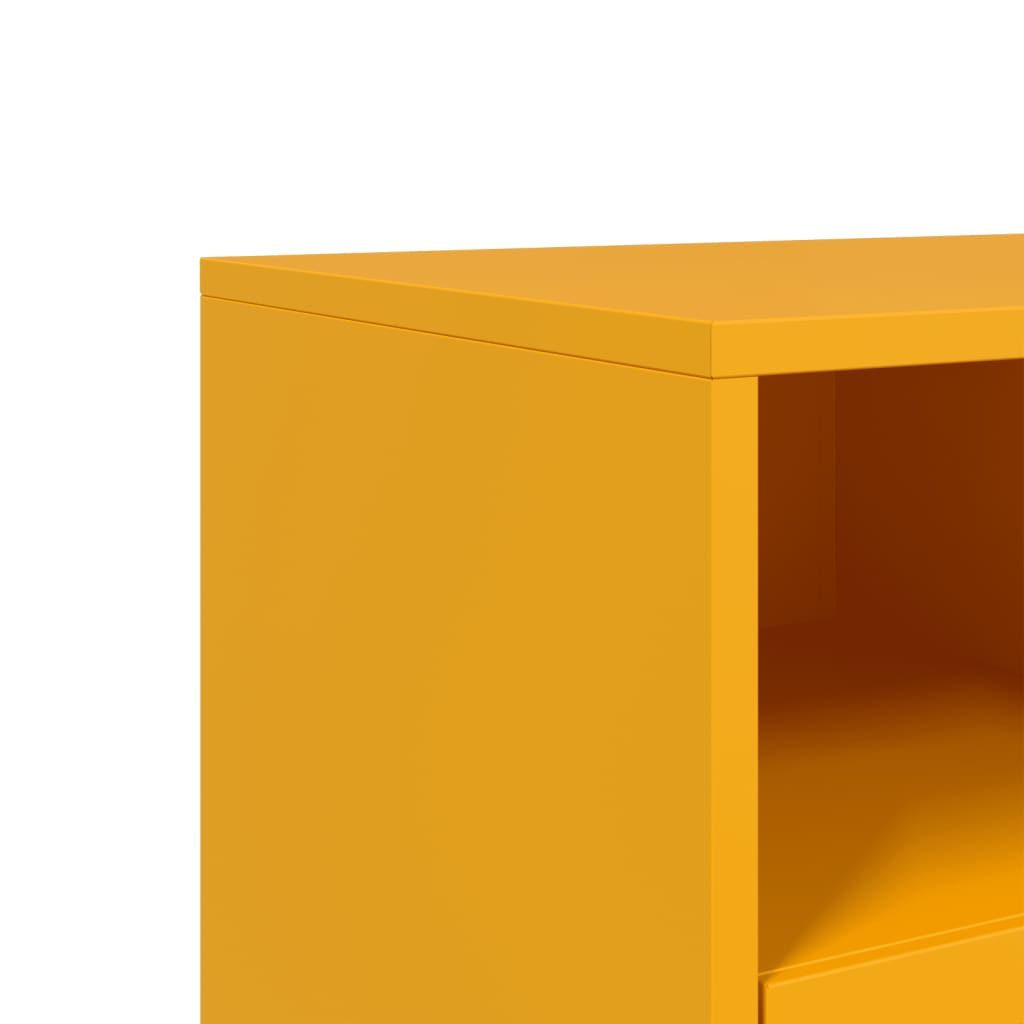 TV ormarić boja senfa 68x39x60,5 cm čelični
