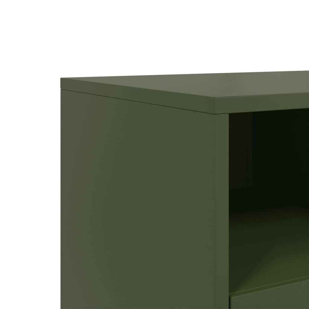 TV ormarić maslinastozeleni 68x39x60,5 cm čelični