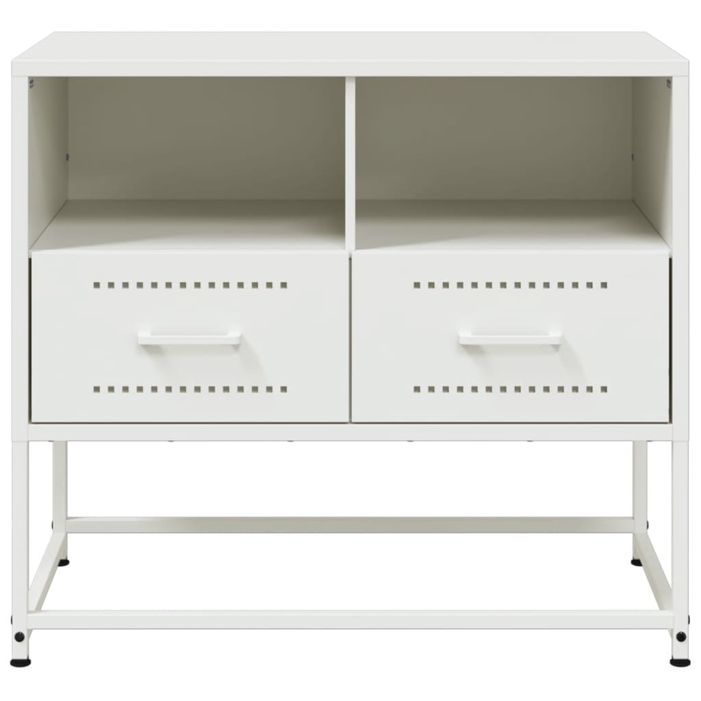 TV ormarić crni 68x39x60,5 cm bijeli