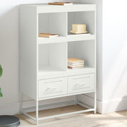 Visoka komoda bijela 68x39x111,5 cm od čelika