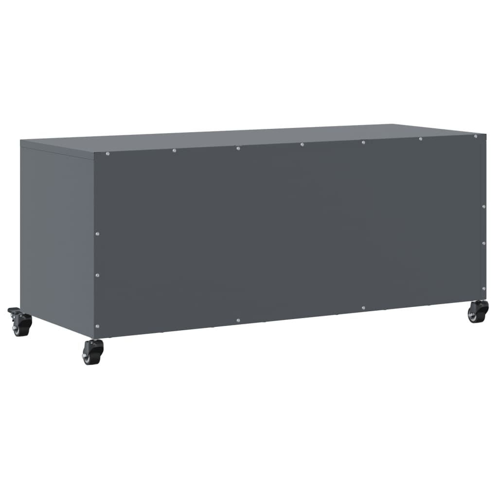 TV ormarić antracit 100,5 x 39 x 43,5 cm čelik Antracitno siva