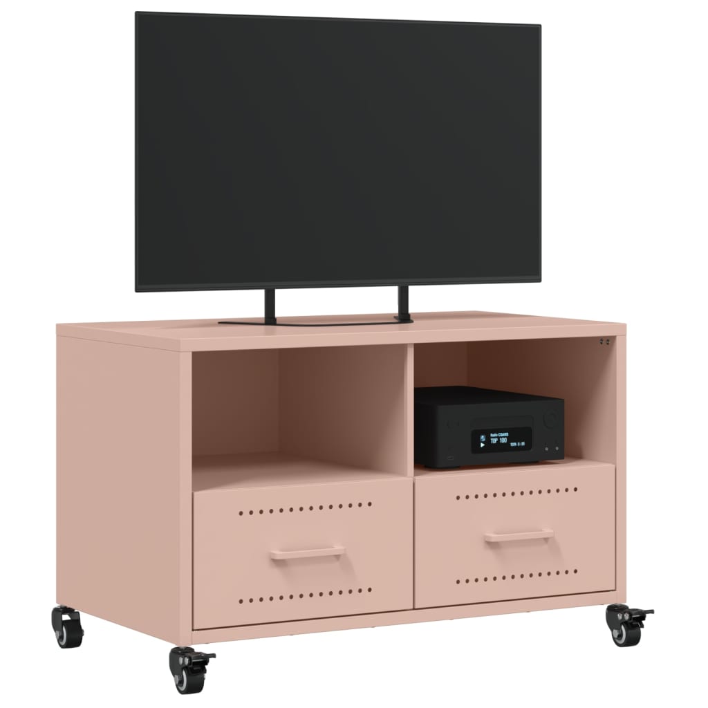 TV ormarić ružičasti 68 x 39 x 43,5 cm čelik