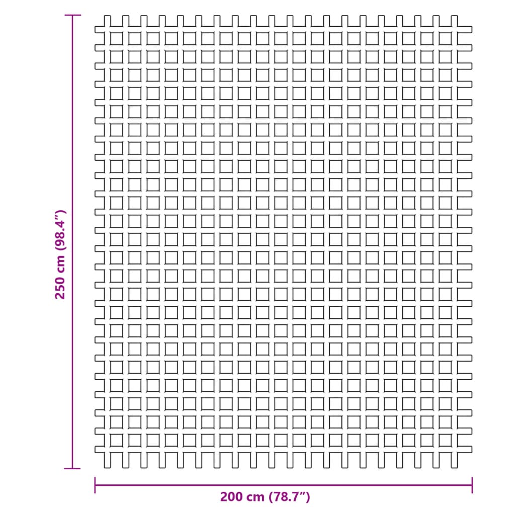 Tepih za šator antracit 2,5x2 m