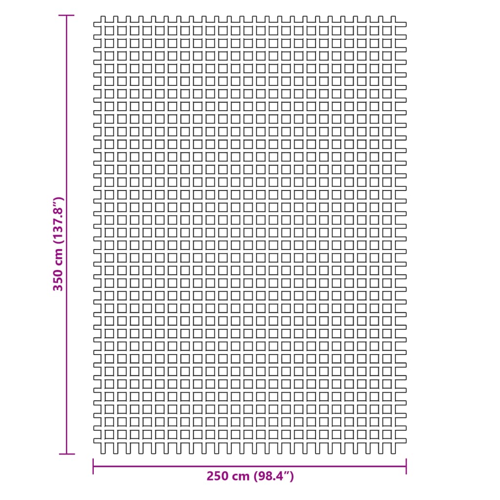 Tepih za šator antracit 3,5x2,5 m