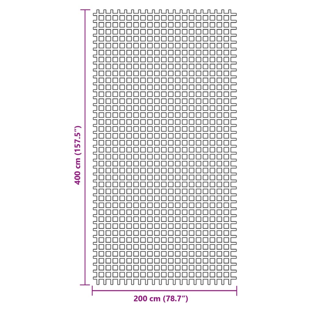 Tepih za šator plavi 4 x 2 m