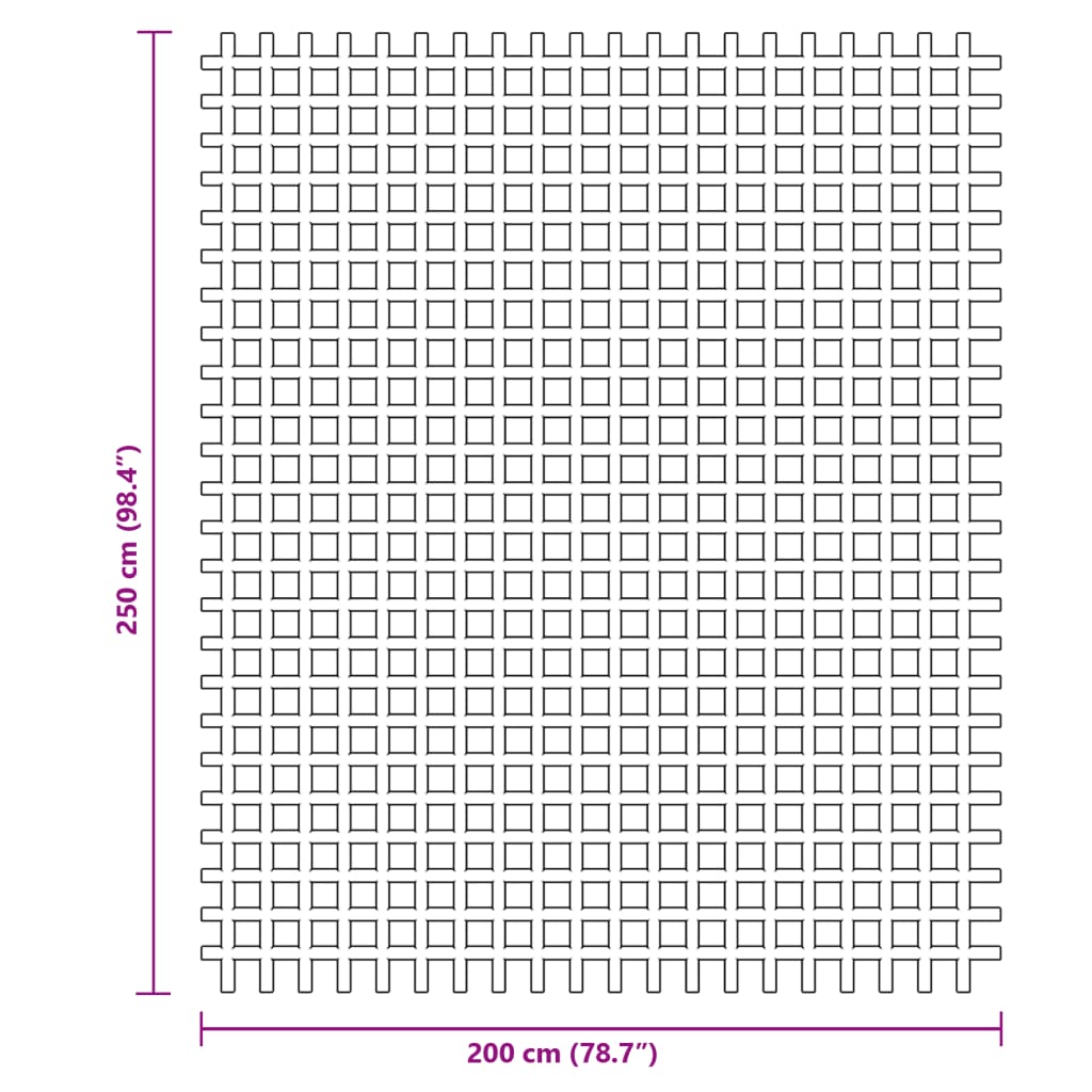 Tepih za šator plavi 2,5x2 m