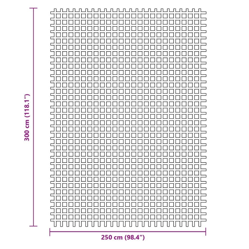 Tepih za šator plavi 3x2,5 m