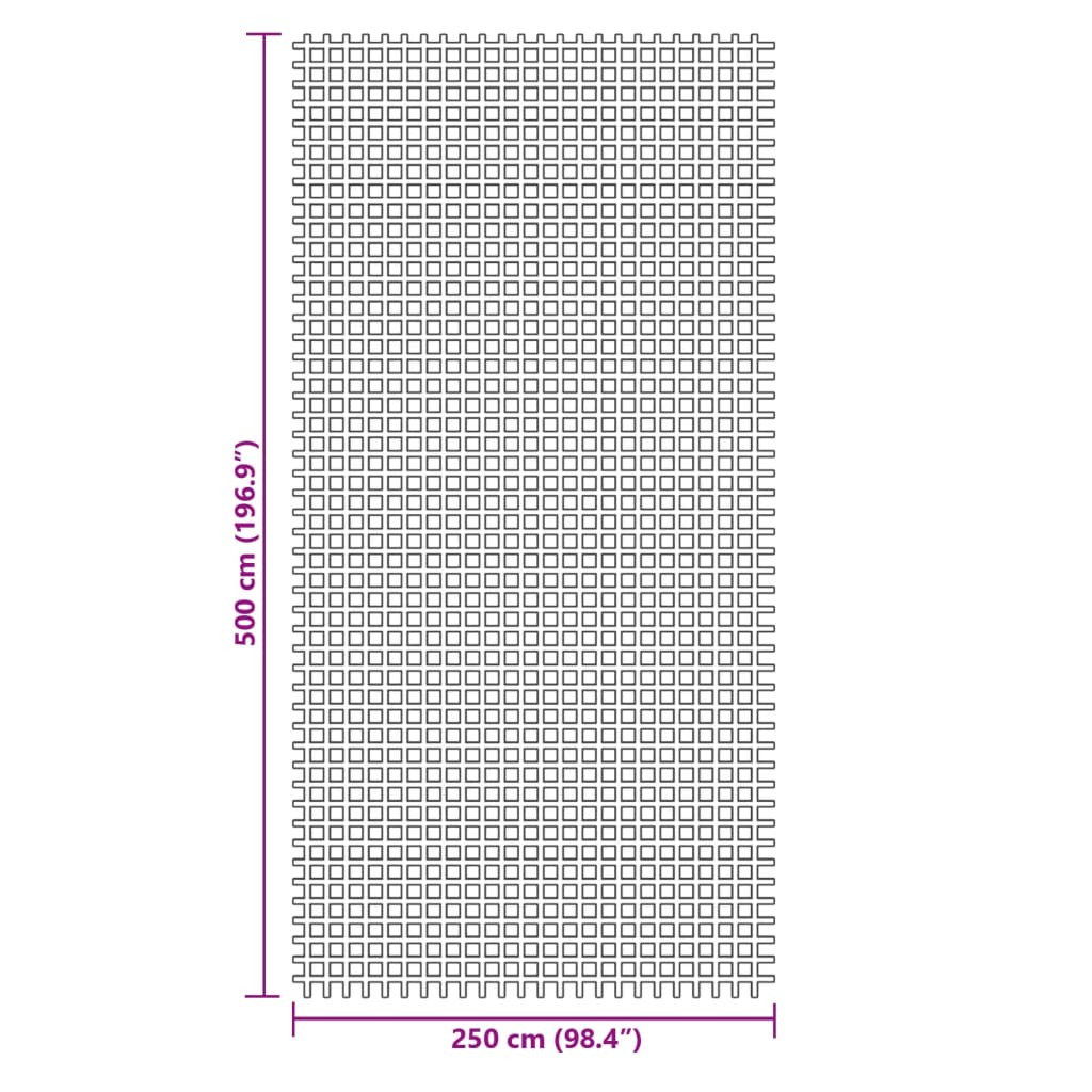 Tepih za šator plavi 5x2,5 m
