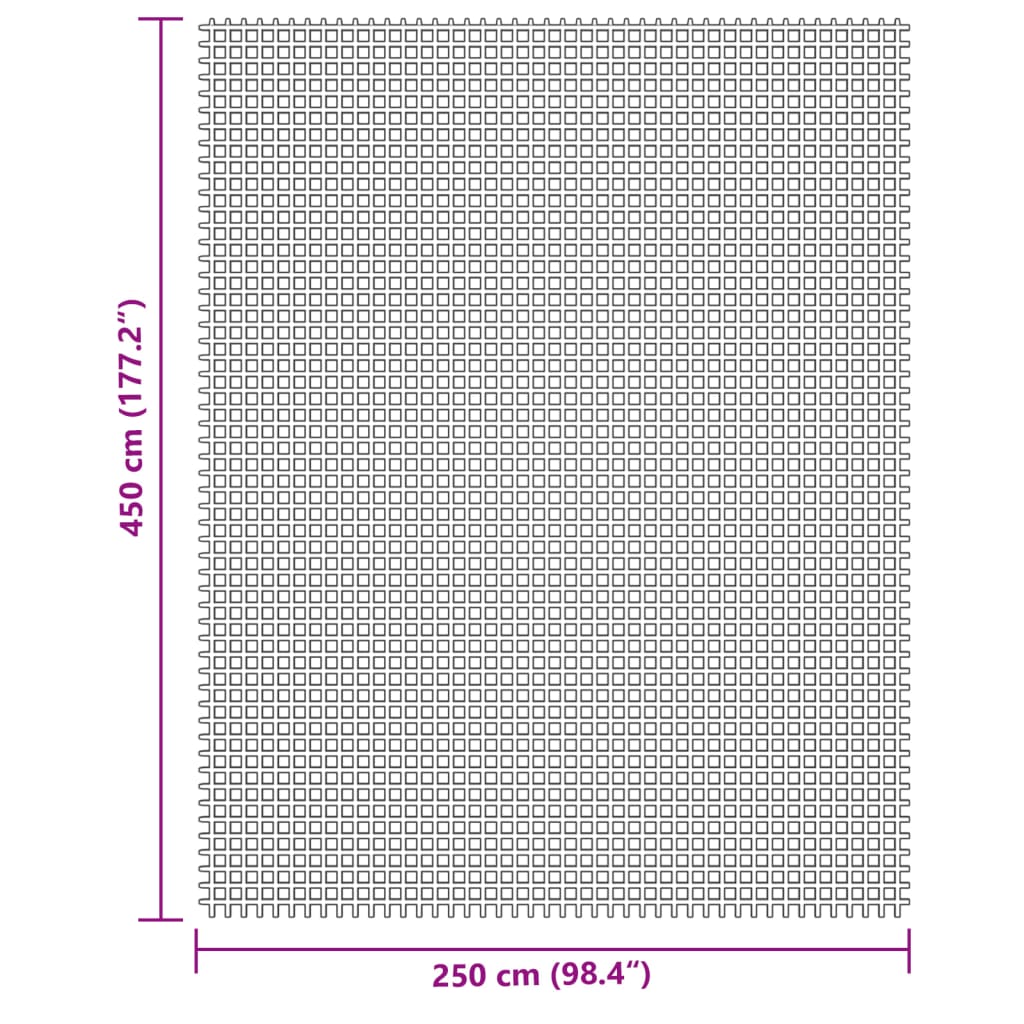 Tepih za šator krem 4,5x2,5 m