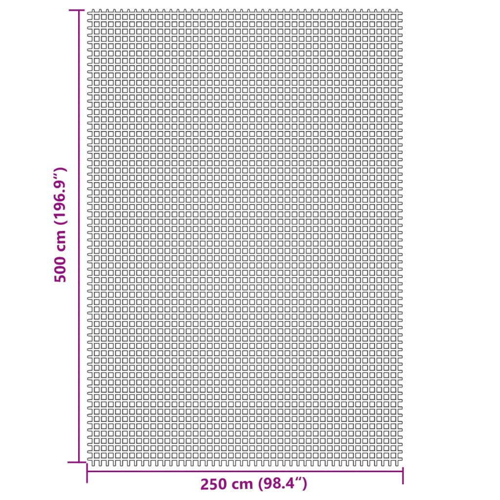 Tepih za šator krem 5x2,5 m