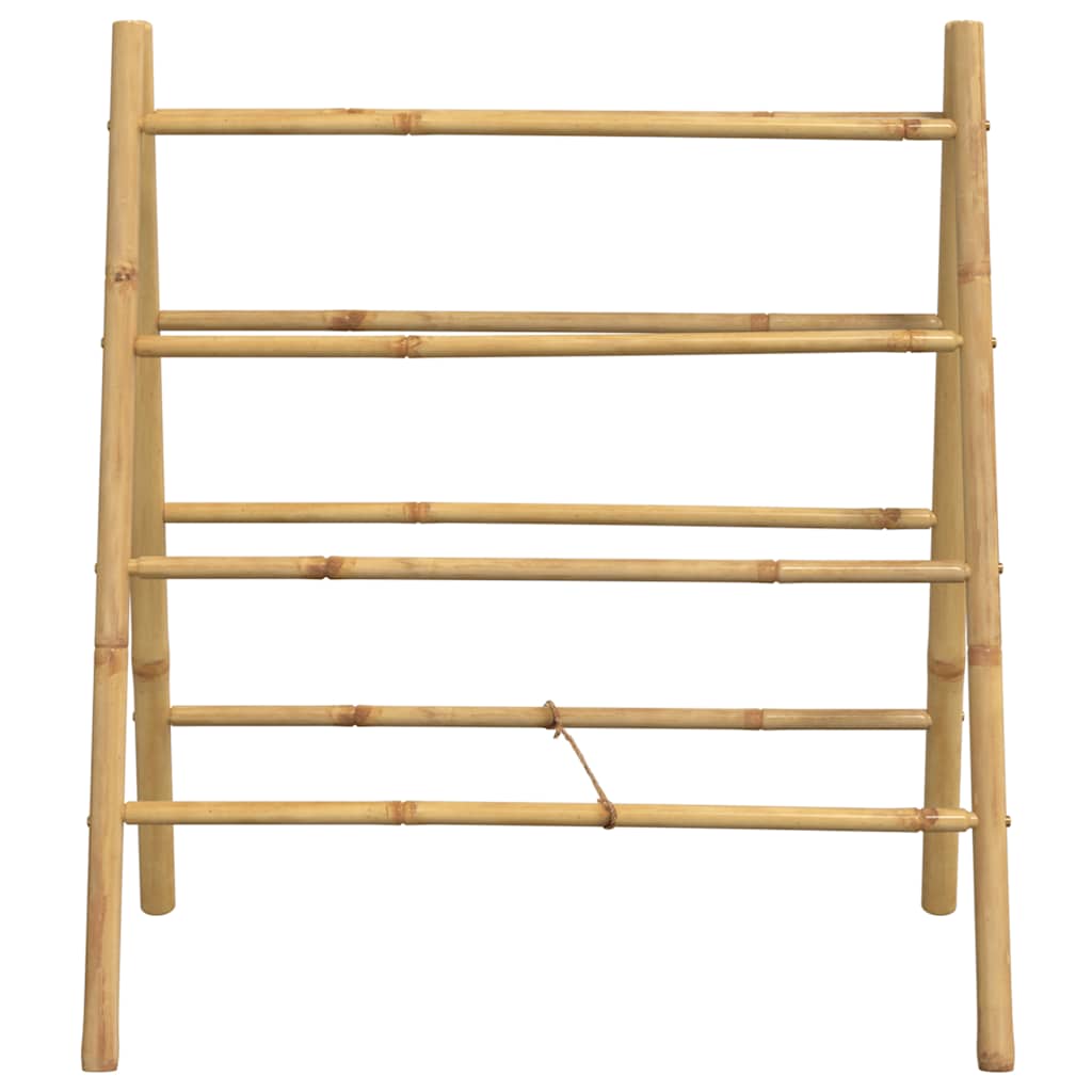 Dvostruke ljestve za ručnike s 4 prečke 90x50x100 cm od bambusa