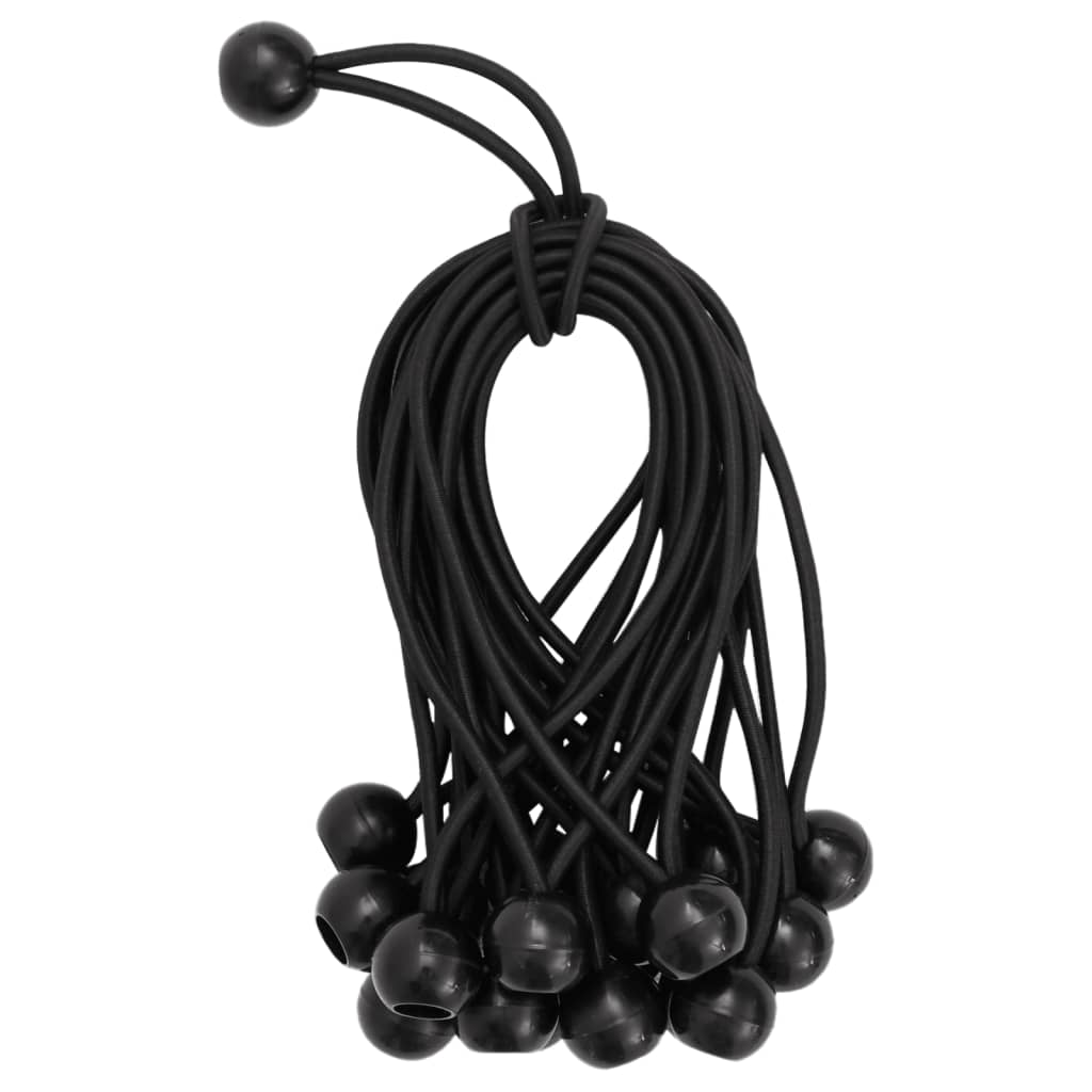Užad za bungee s kuglicama 25 kom 21 x 0,5 cm
