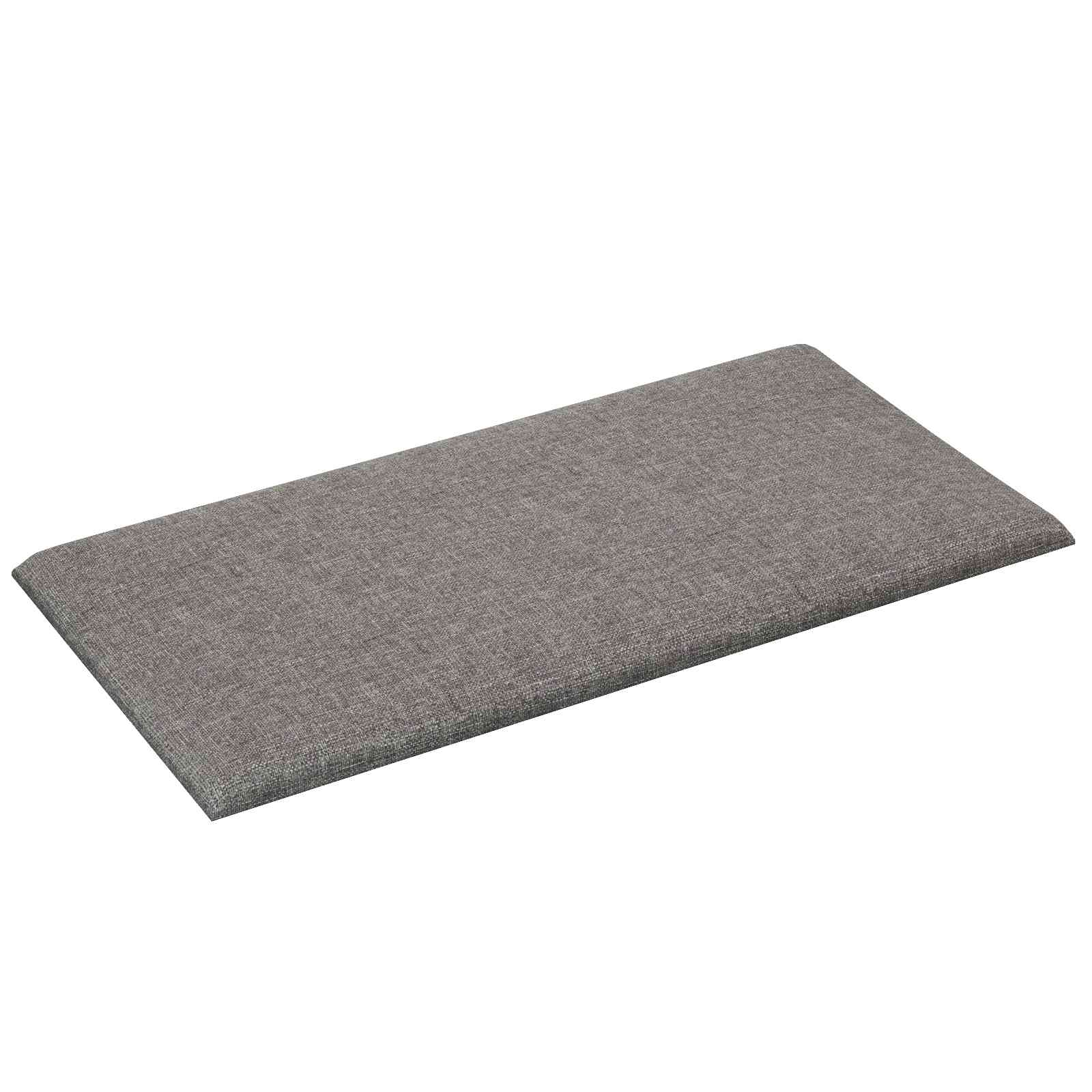 Zidna uzglavlja 12 pcs Svijetlo siva 30 x 15 cm tkanina
