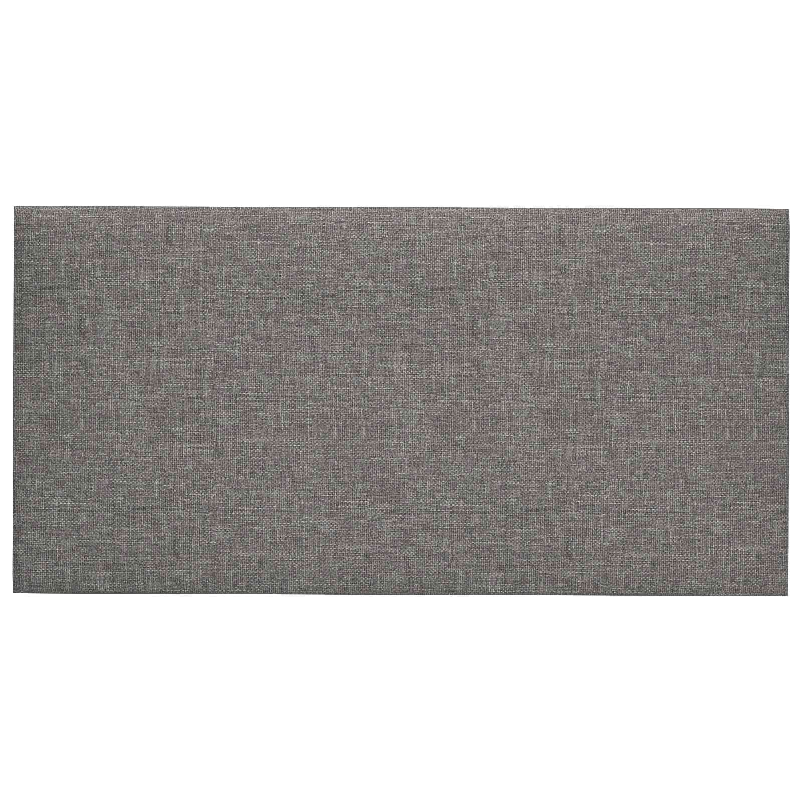 Zidna uzglavlja 12 pcs Svijetlo siva 30 x 15 cm tkanina