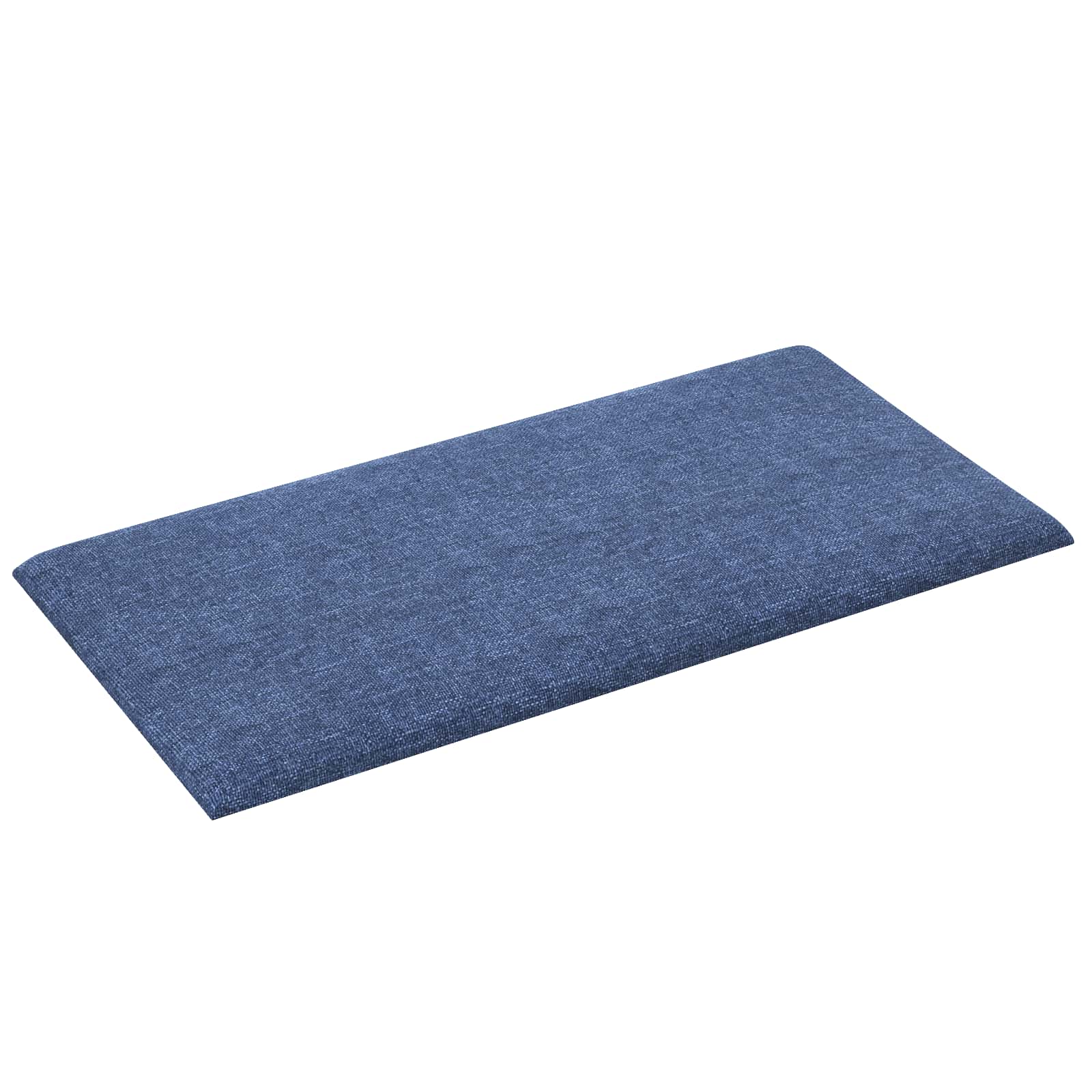 Zidna uzglavlja 12 pcs Plava 30 x 15 cm tkanina
