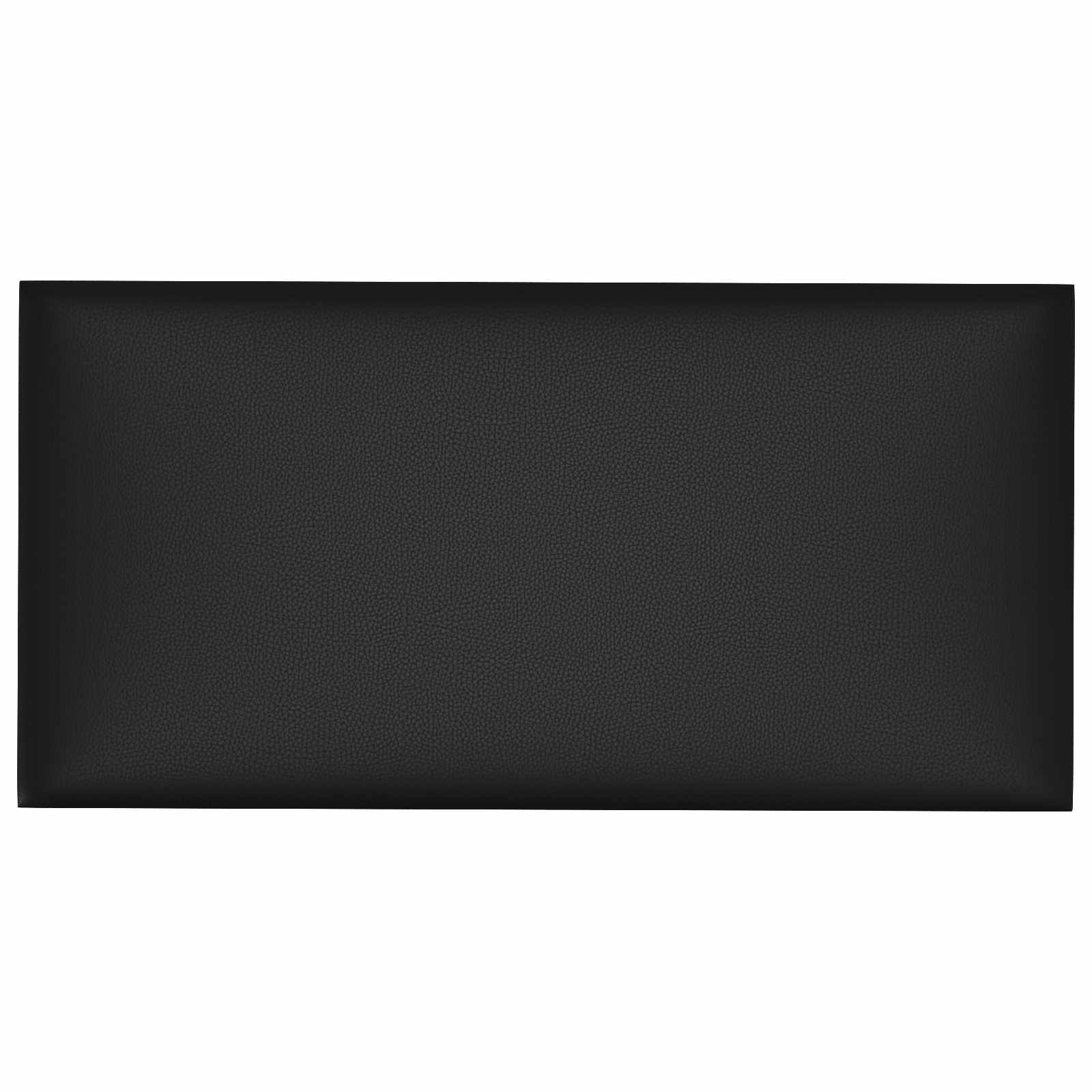 Zidna uzglavlja 12 pcs Crna 30 x 15 cm tkanina