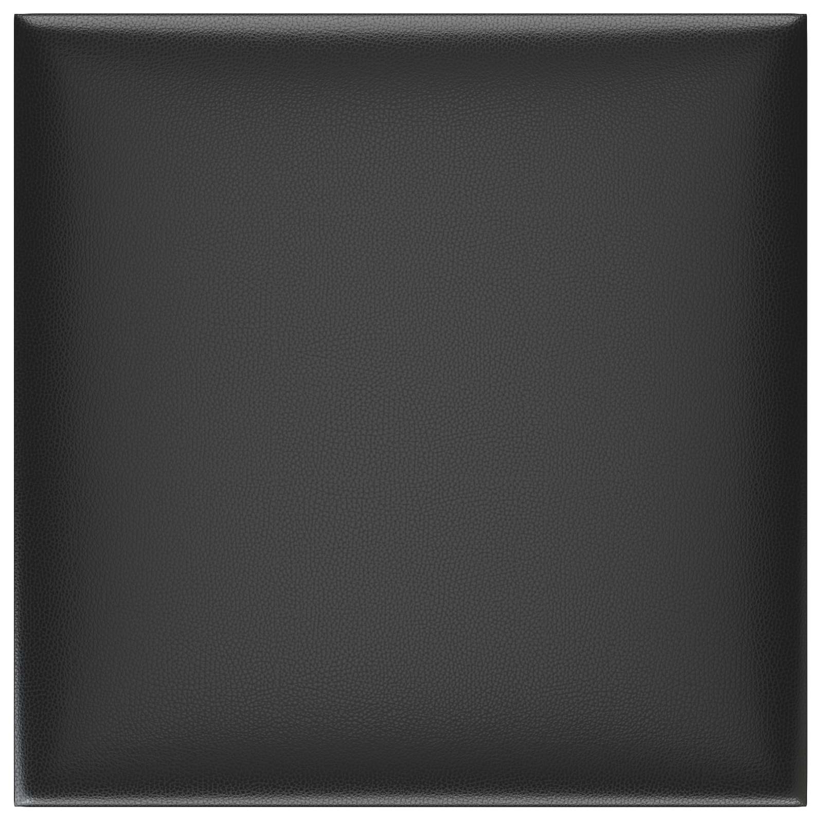 Zidna uzglavlja 12 pcs Crna 30 x 30 cm tkanina