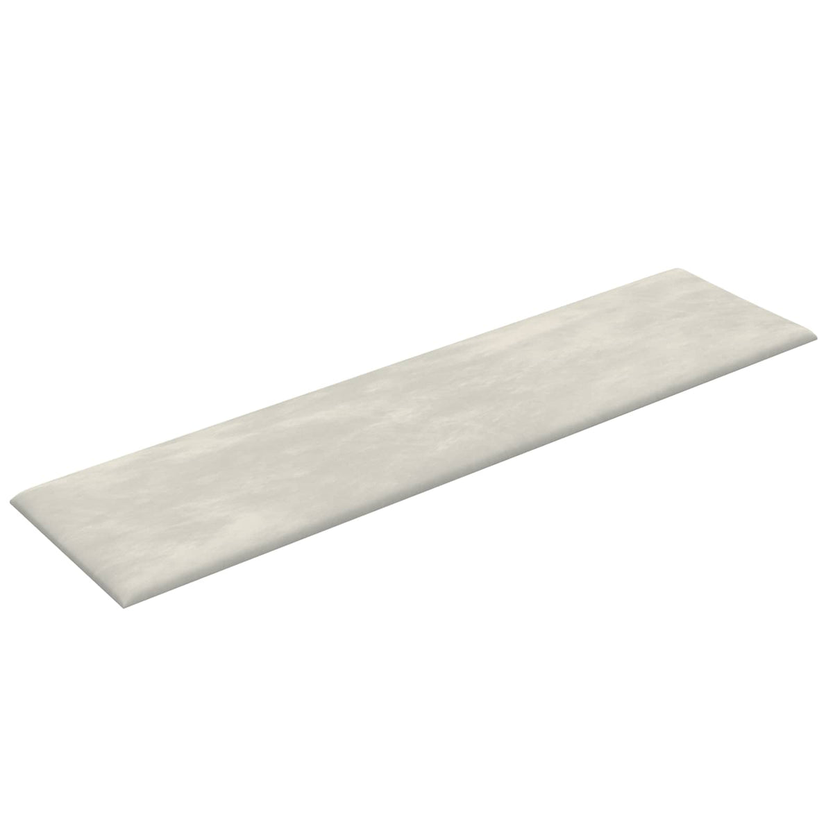 Zidna uzglavlja 12 kom. Krem Baršun 60 x 15 cm