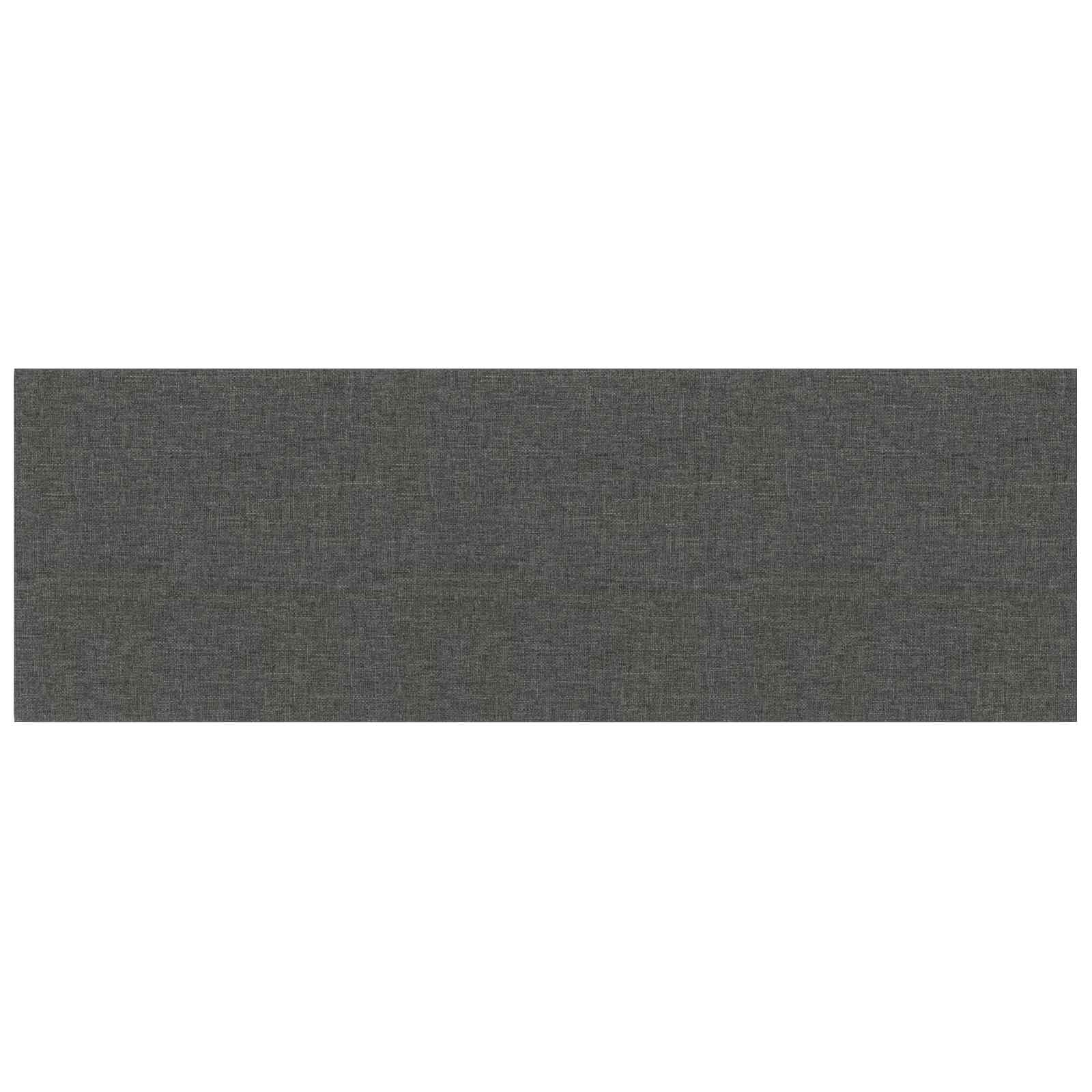 Zidna uzglavlja 12 pcs Tamno siva 90 x 30 cm tkanina
