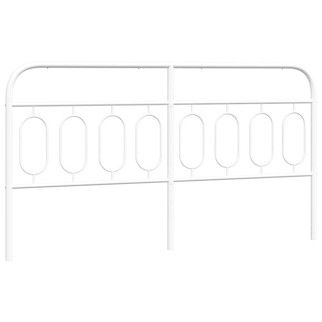Metalno zamjensko uzglavlje bijelo 160 cm