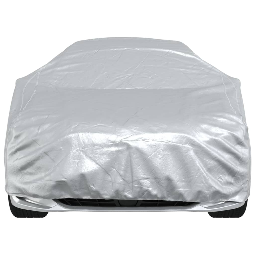 Automobilska navlaka za limuzinu s trakama srebrna XL PEVA