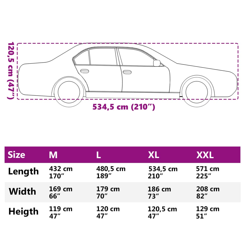 Automobilska navlaka za limuzinu s trakama srebrna XL PEVA