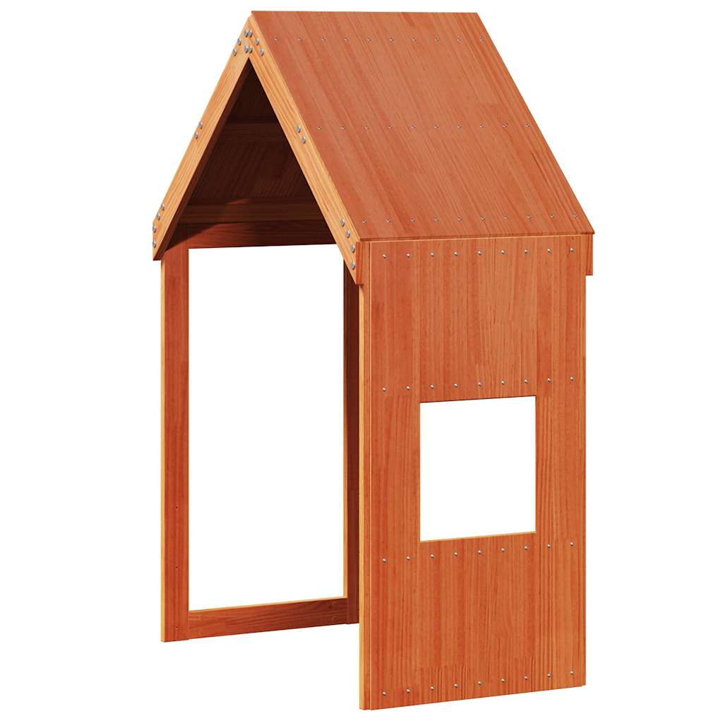 Krov za dječji krevet voštano smeđi 55 x 99 x 139,5 cm borovina