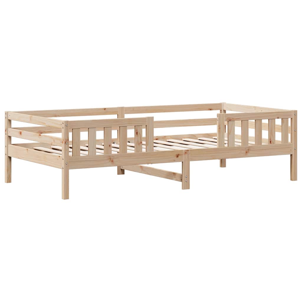 Okvir kreveta bez madraca 75 x 190 cm od masivne borovine